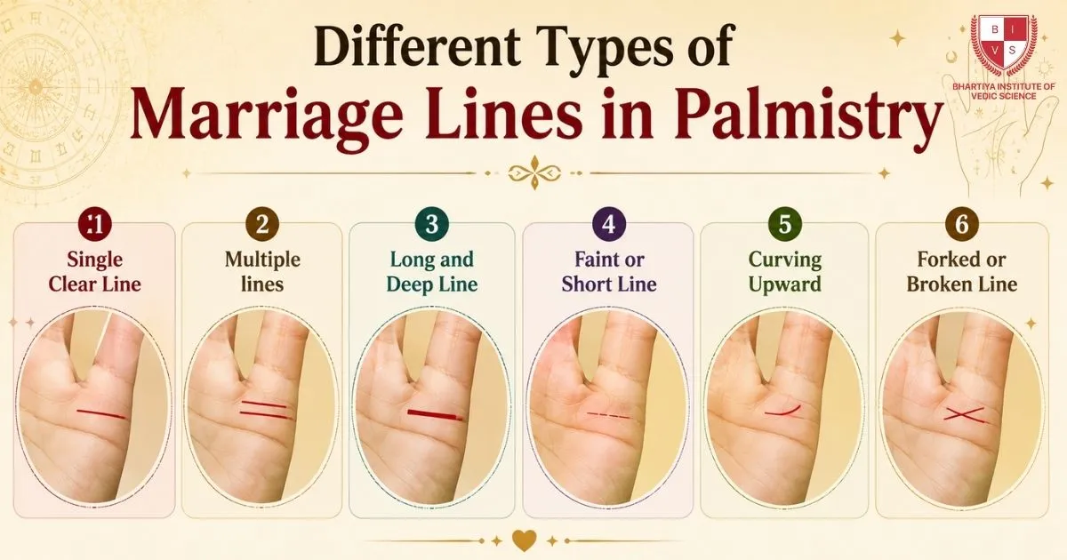 Different Types of Marriage Lines in Palmistry